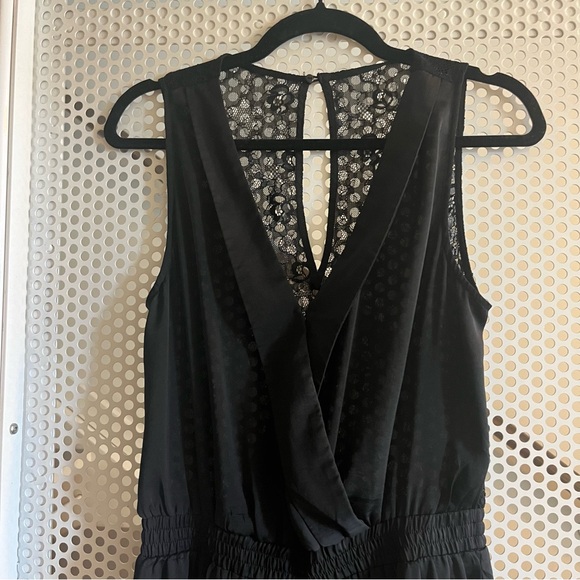 Ark & Co Sleeveless Wide Leg Jumpsuit Size Medium Tall in Black - Picture 12 of 12